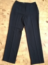 Neu TAIFUN Collection Nadelstreifen Marlene Hose Gr.40 Anzughose Taschen Bund