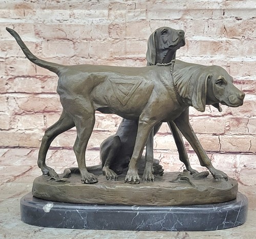 Signierte vintage jagdhunde - vintage,