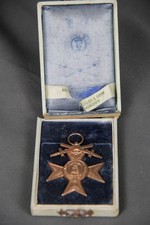 Bayern Militärverdienstkreuz 3. Klasse mit Schwertern Etui Deschler München