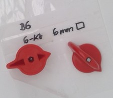 Schalterknebel B6, rot Ø35mm