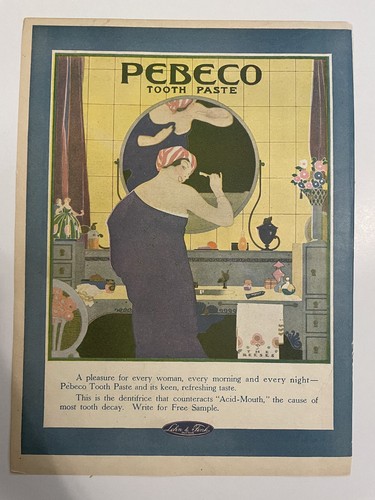 Pebeco zahnpasta kunst deko - deko, &