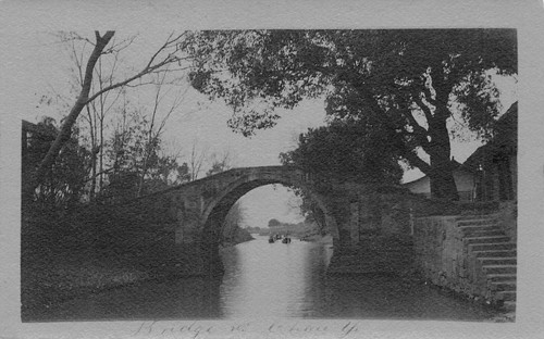 Postkarte china bridge near - postkarte,