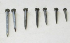 50g geschmiedete Draht Täcks; Drahtstifte Miniatur-, Schusternägel (1910-30)