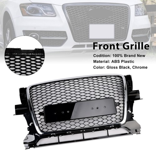 Chrome black front bumper - front,