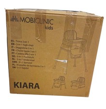 Mobiclinic Kids Kinderhochstuhl 3-in-1 Kiara Elevate - Grau, max. 15 kg