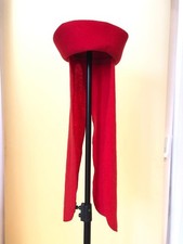 Roter Designer-Filzhut Gr. 55