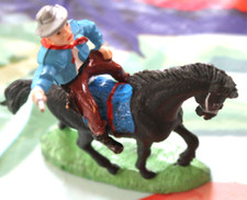 DDR spielzeug Cowboy Pferd