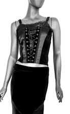 Corsagentop Samt Miedertop