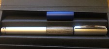 Lamy Accent  Füllfederhalter M with rare wood & blue  grips in Lamy Dose