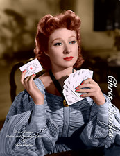 GREER GARSON von Chris Charles A3 HD KUNSTDRUCK KOLORIERUNG FOTODRUCK Porträt