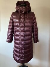 MARC CAIN Damen Jacke Daunen Mantel Bordeaux Rot Gr. 4 40 42 sehr gut NP: 600€
