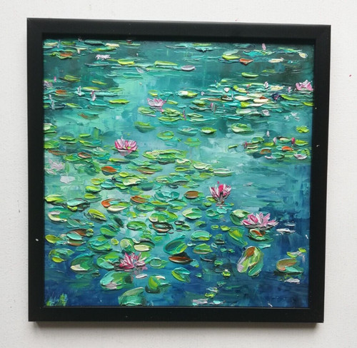 Seerose ölgemälde stil - seerose,