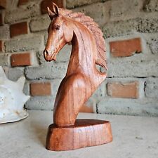 Pferde Kopf geschnitzt Deko