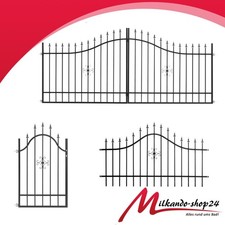 Zaun Zaunelemente Metallzaun Gartenzaun Zaunfeld  Einfahrtstor Schmiedezaun Tor.