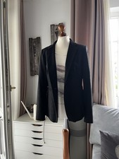 Drykorn Blazer Jacke Knopf Schwarz Wolle Herbst 38 M