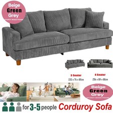 Corduroy 3/4-Sitzer-Sofa