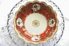 MEITO PRUNK PORZELLAN/ ZIERSCHALE/ HANDGEMALT,gebraucht