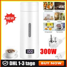 Edelstahl Glas Wasserkocher 300Watt mit 4 Gänge Temperaturwahl Tragbare