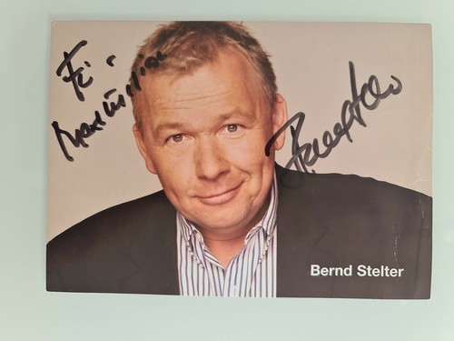 Bernd stelter autogramm - stelter,