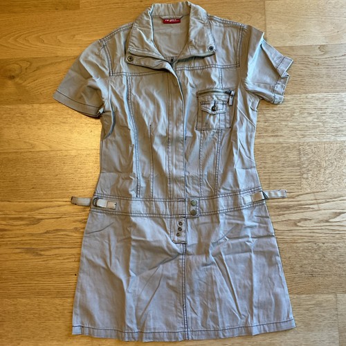 Beiges kleid military - kleid,,