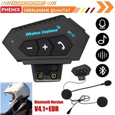 Drahtlose Bluetooth Motorrad Helm Intercom Headset Lautsprecher Kopfhörer