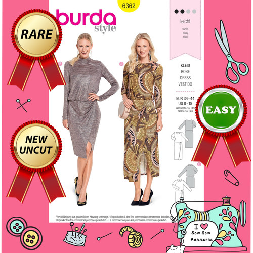 Burda 6362 schnittmuster - 6362,