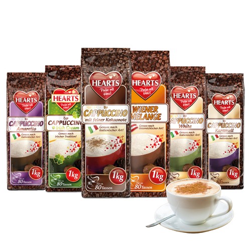 Hearts cappuccino probierpack - hearts,