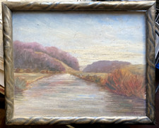 :OIL PAINTING A. HEBER AUTUMN