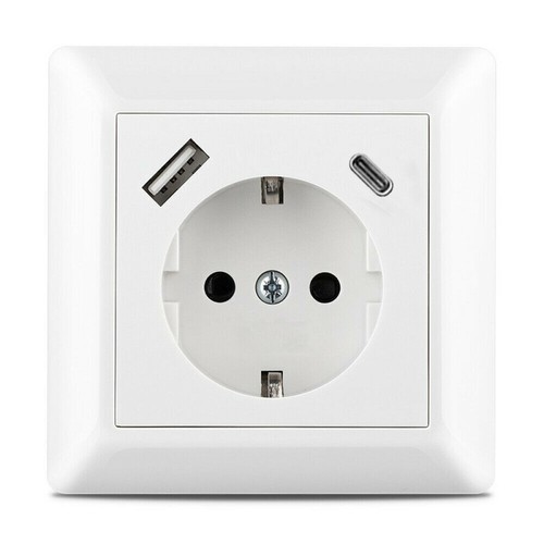 Steckdose mit usb - mit, &usb-c