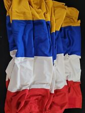 Alte Fastnacht Fahne / Banner ca. 360 x 140cm  Baumwollstoff Dekomaterial