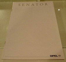 Opel Senator B 2,6i 3,0i 3,0i 24 V Prospekt  Deutsch  A4 34S. 1991 061/5
