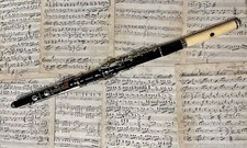 Romantische Traversflöte System Meyer 14 Klappen Holz Querflöte Alt Flöte Antik