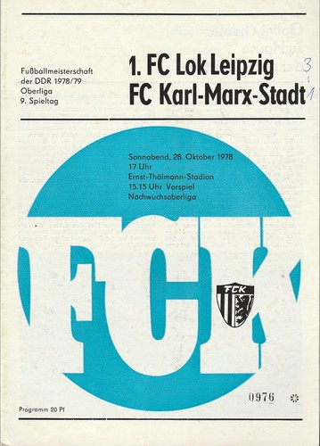Programmheft lok leipzig - 1.,