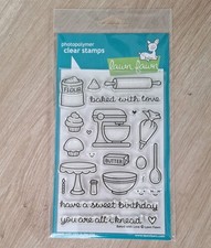 lawn fawn clear stamps "Baked