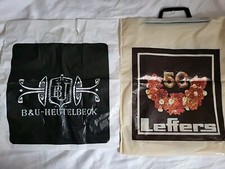 2 Plastiktüten, B & U - Heutelbeck, Leffers