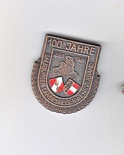 Feuerwehr brosche 100 jahre - feuerwehr,