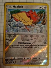 Pokémonkarte Habitak 97/149 Reverse Holo Sonne & Mond Original 