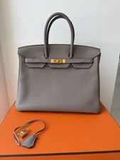 HERMÈS Birkin 35 Gris T