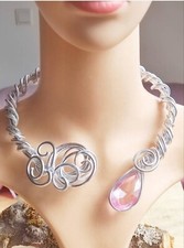 🌹Halsreif silber, keltisch