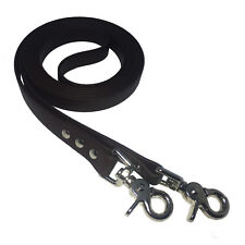 NEU! BIOTHANE Zügel REINS geschlossen englisch - 19 mm - schwarz - COLLAR&LEASH