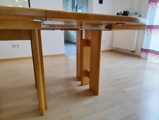 Esstisch ausziehbar (sog Kulissentisch), Erle Massiv, tadellos,  bis 370cm Länge