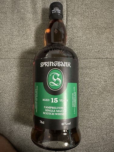 Springbank single malt - malt, whisky