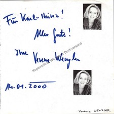 Original Autogramm Verena Wengler-Prochnow /// Autograph signiert signed signee 