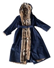 Wintermantel mit Felleinsatz