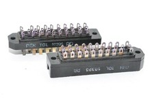 30-polige Messerleiste & Federleiste von RFT Typ TGL 10395, DIN 41622, DDR, NOS