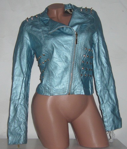 Kunstlederjacke jacke metallic - kunstlederjacke,