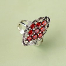 Damen Ring mit Zirkonia Antik