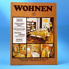 DDR Wohnen 1979 Zeitschrift Wohnen Einrichten Innenarchitektur Altbau Neubau