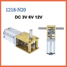 N20 Schneckengetriebe Motor 8-381RPM Micro Getriebemotor Hoch Torque DC 3/6/12V