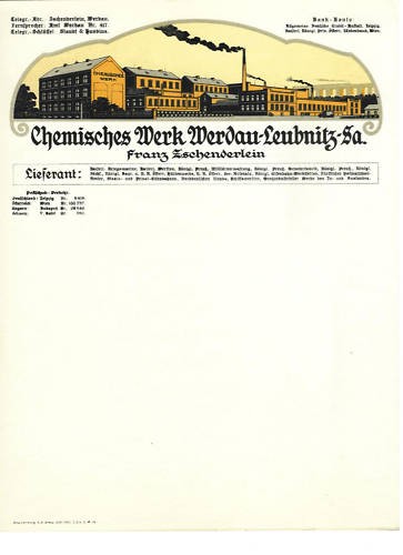 Chemisches werk werdau - werk,